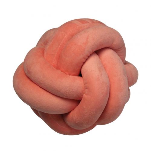 18/25/30cm plysch pp bomullskuddar mjuk knuten boll fylld kudde kudde kudde handgjorda kuddar kudde kropp kudde heminredning: 30cm orange
