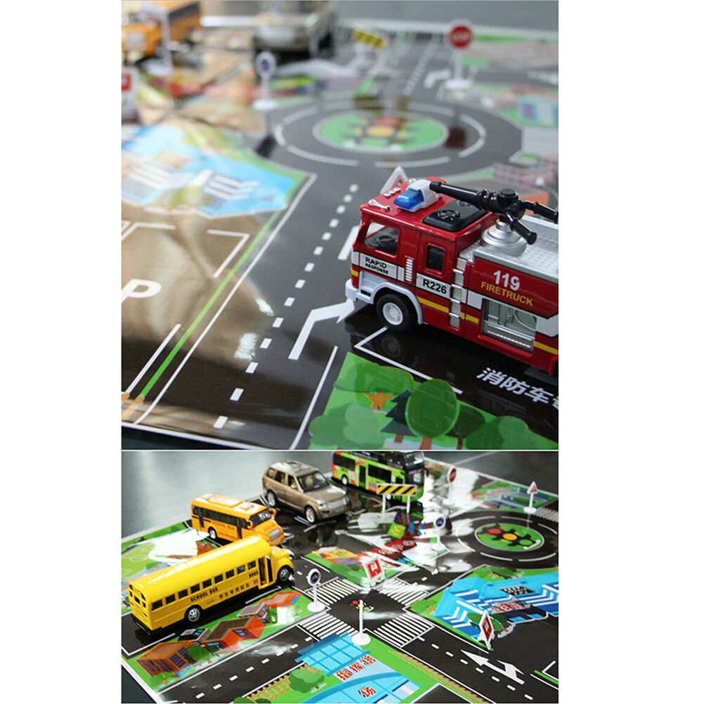 70*70CM Bambini Giocattoli Città PARCHEGGIO Road Map Arrampicata Zerbino Giocattolo