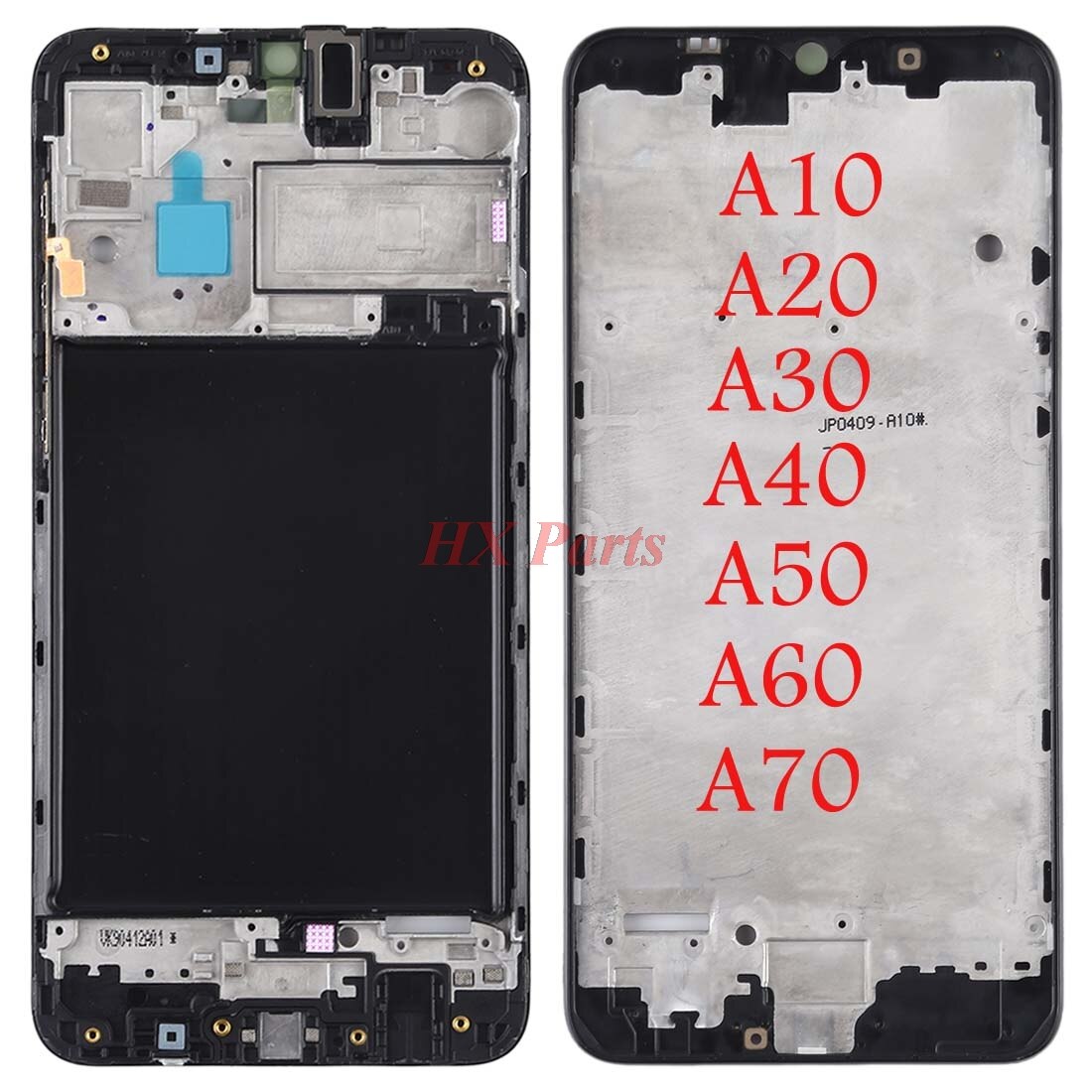 Für Samsung Galaxis S6 Rand G925 G925F Frontplatte LCD Unterstützung Vorderseite Gehäbenutzen Feld-anzeigetafel Montage Ersatzteile