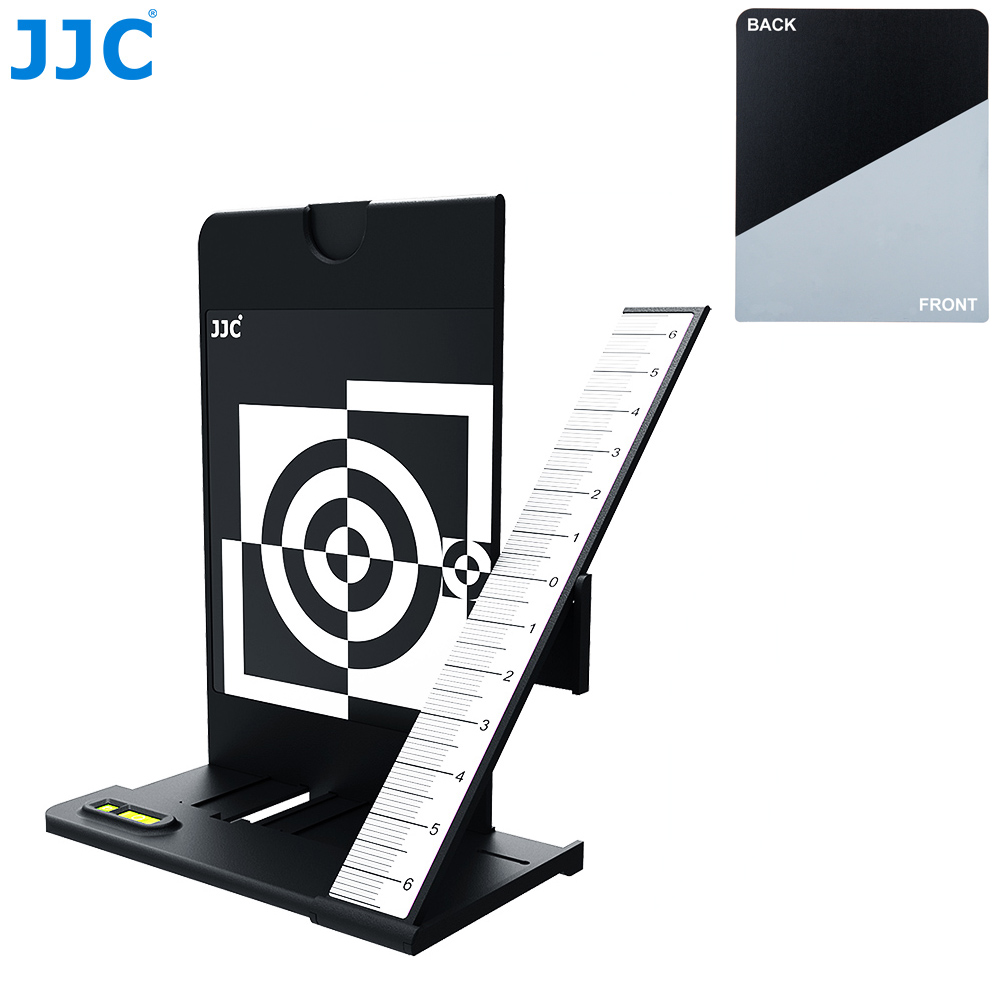 Jjc Lens Autofocus Kalibratie Uitlijning Test Grafiek Met Kleurbalans Grey Card Voor Camera Met Af Micro Aanpassing Functie