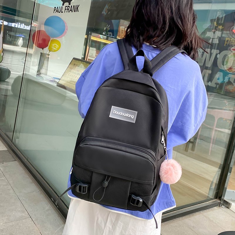 4 pièces/ensemble femmes sacs à dos scolaires Oxford tissu cartable étanche pour adolescentes étudiant livre sac dame voyage décontracté és