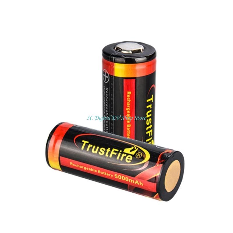 E74D 3.7V 22650 Li-ion Battery 5000 mAh 22650 ion Rechargeable Lithium For Flashlight