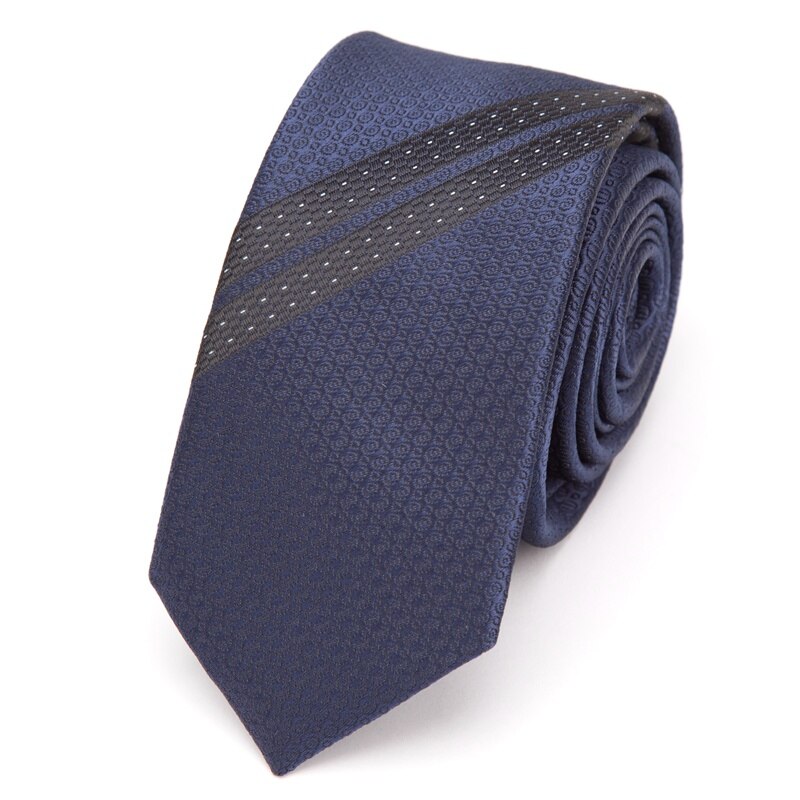 Herre slips luksuriøst slankt slips stribet slips til mænd business bryllup jacquard slips mandlig kjole skjorte bowtie gravata: Yj -15-b01