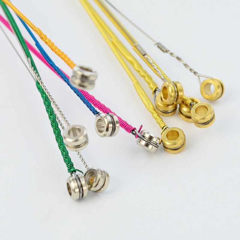 1M Rust-proof Folk Guitar Strings Brass String Set Changing Kit Guitar Tool Instrument Accessories