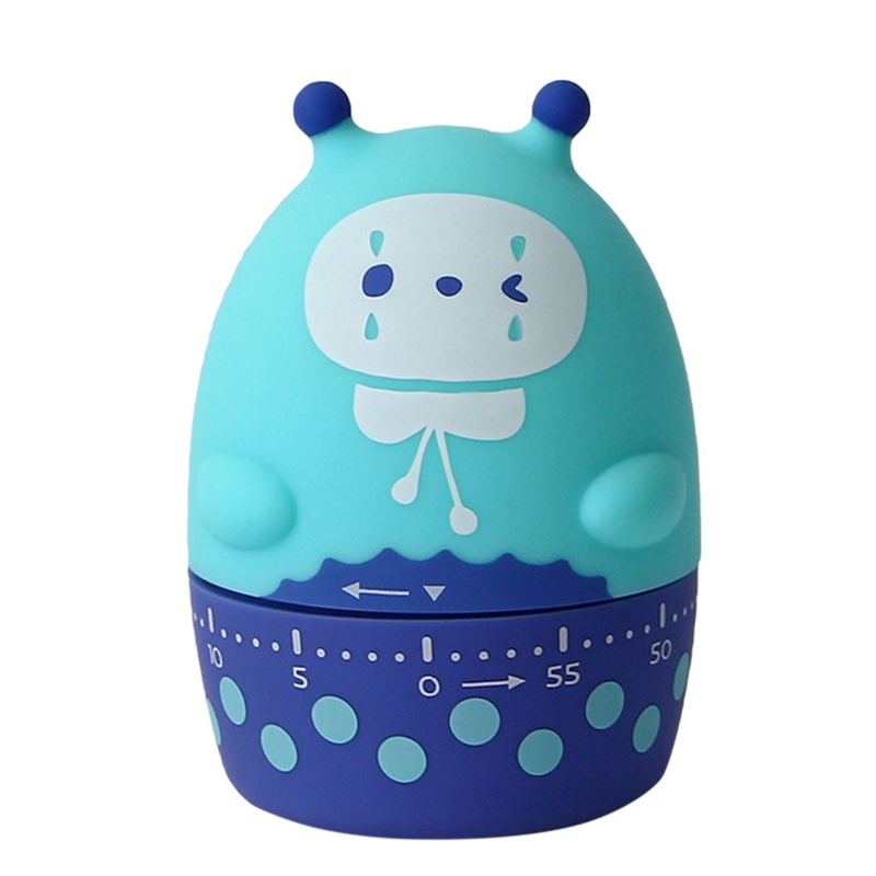 Kitchen Timer Count Down Alarm Cooking Reminder Cooking Timer Baking Time Animal Shape for Cooking Timer Durable: Blue