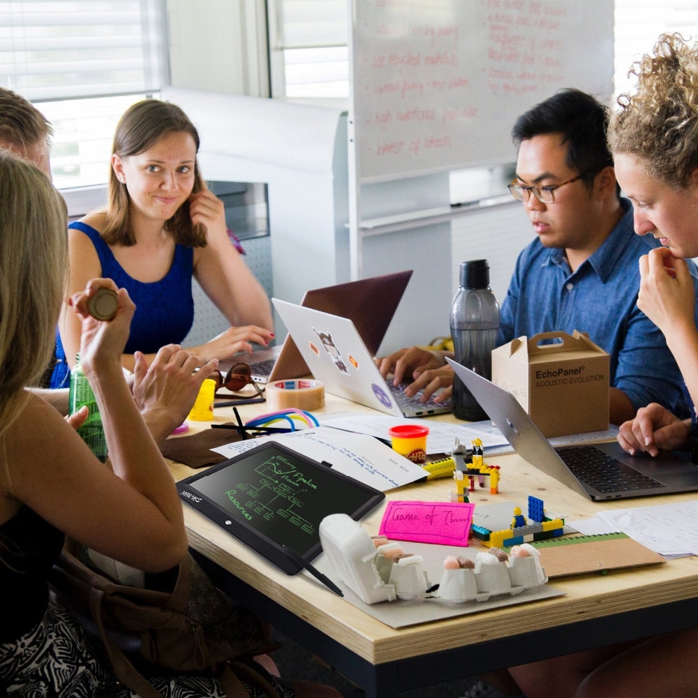 NEWYES 15 Inch LCD Writing Tablet Digital Notepad Electronic Doodle Board Handwriting Drawing Graphic Blackboard for Kids Adults