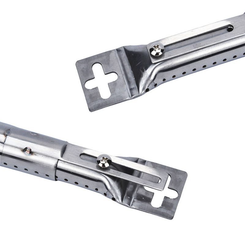 3PCS Universal Straight Pipe BBQ Grill Tube Burners Stainless Steel Gas Grill Parts Replacement