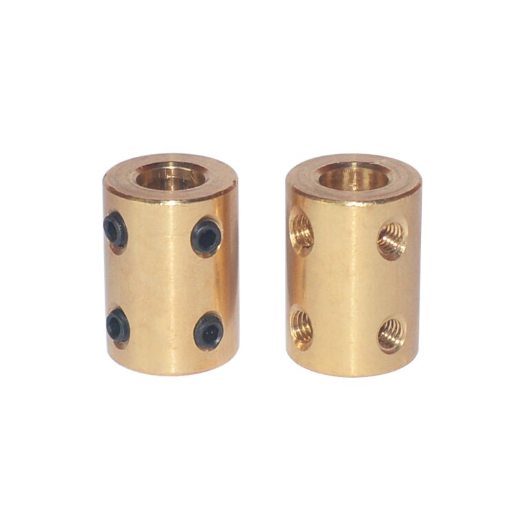D16 L22 Messing Koper As Motor Starre Koppeling Rc Vliegtuig Model Motor Shaft Coupling Messing Koppeling Stijve Motor Connector