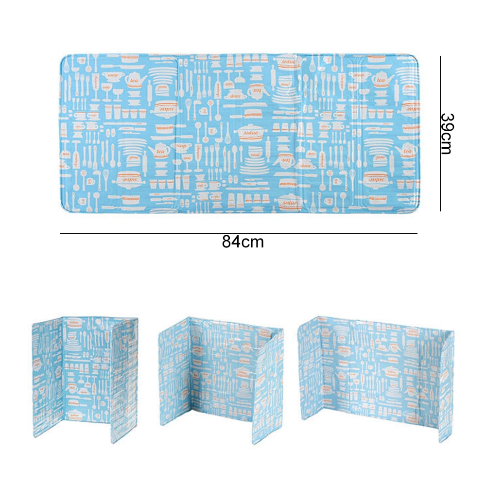 Gas Stove Aluminium Foil Oil Splash Proof Plate Screen Baffle Kitchen Stove Foil Cooking Insulation Sheet Oil Splatter Guard 1pc