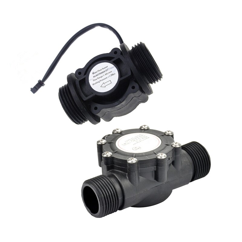 3 Pcs Water Flow Sensor Fuel Flow Meter Water Meter Sensor Flowmeter Water Sensor, 1 Pcs 2-100L/Min & 2 Pcs 1-60L/Min