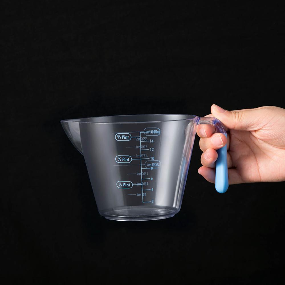 3PCS kitchen with graduated measuring cup household meter baking tool set transparent plastic measuring cylinder