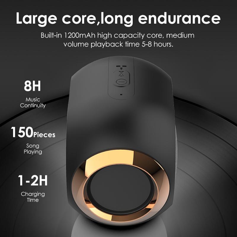 Bluetooth Douche Speaker Draagbare Luidsprekers Draadloze Stereo Muziek Surround Super Bass Speaker Hifi Sound Ondersteuning Tf Card