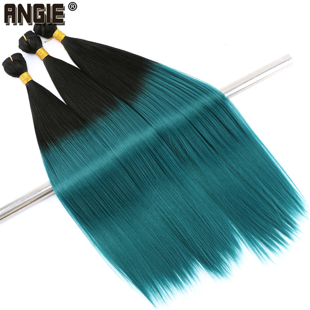 20-24 Cal pasma prostych włosów syntetyczne doczepy robić włosów 300 gram/partia włosy z włókna wysokowytrzymałego splot