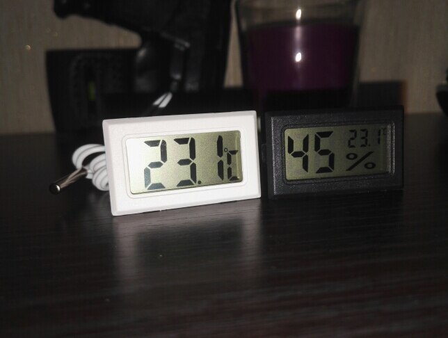 Termômetro digital do lcd para a temperatura do congelador-termômetro do refrigerador de 50 degree 110 graus