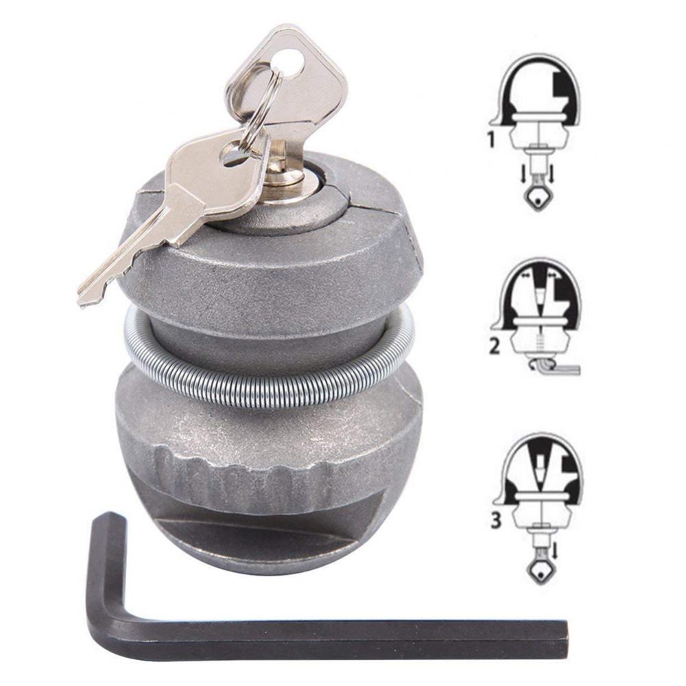 Universal Anti-Theft Trailers Caravan Aluminum Hitch Coupling Tow Ball Lock Anti-theft Anti-corrosion Anti-rust Trailer Lock