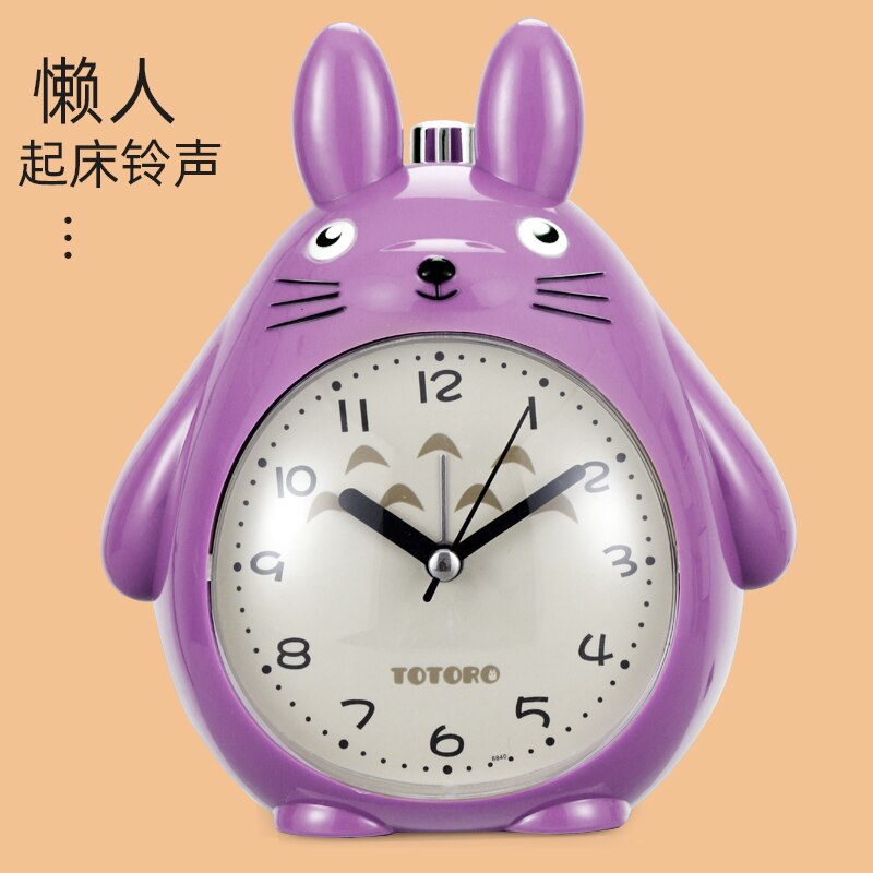 Children's Alarm Clock Special Cartoon for Students Can Speak Mute Night Light Sound, Super Large Intelligent Electronic: 12
