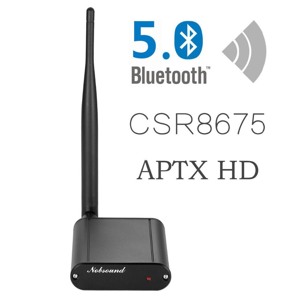 Nobound Mini Bluetooth 5.0 Digitale Audio Ontvanger Hi-Fi CSR8675 24BIT ATPX-HD Optische Coaxiale