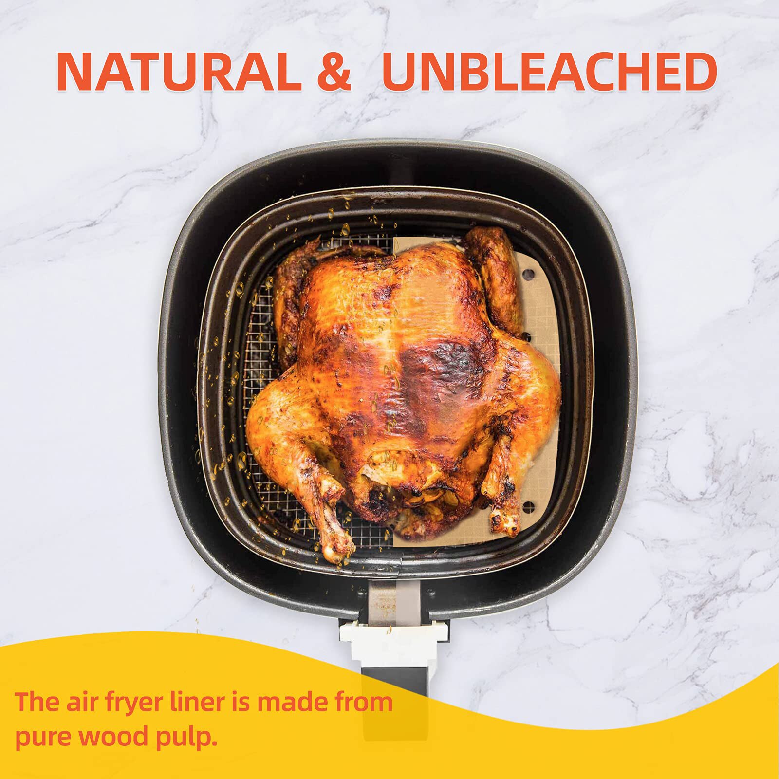 30/50pc Special Paper For Air Fryer Baking Oil-proof Oil-absorbing Paper For Household Barbecue Plate Food Oven Kitchen Pan Pad