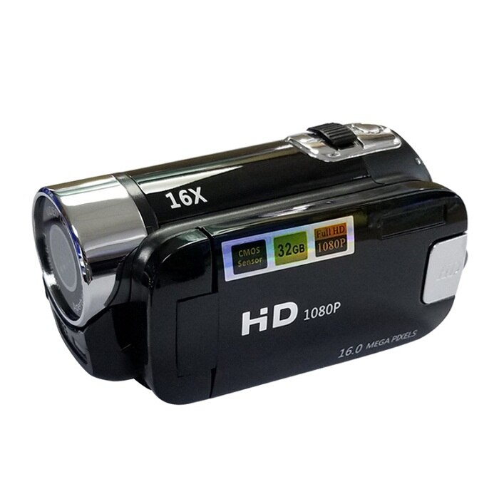 16X Digitale Zoomen Kamera 2.7 ''HD LCD Digital Kamera DV Camcorder Schießen Fotografie Foto Video Kamera Hochzeit Rekord Recorder: Schwarz