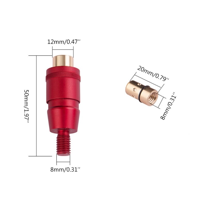448D 1Pc Vissen Schepnet Connector Quick Release Adapter Staaf Connector Vissen Tools Visgerei Medeplichtige