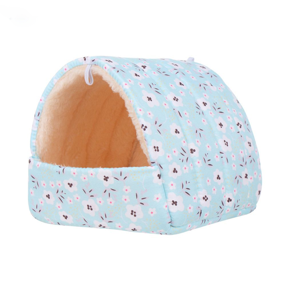 Casa de hámster suave de invierno, Mini Animal, conejo, ardilla, hamaca, nido, conejillo de indias, rata, ratones, cama para dormir cálida, suministros para mascotas: 4XL / Marrón oscuro