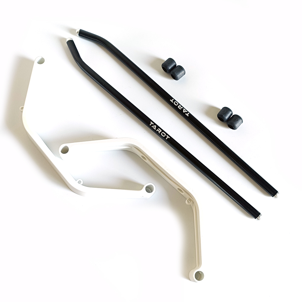 Trex RC 550/600 Helicopter Landing Skid Set: WHITE