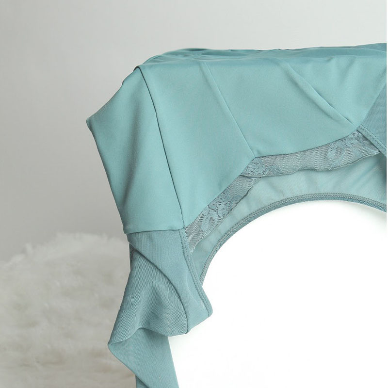 Ballet dance leotard gymnastic costume for Lace Collar Waist length sleeves Bodysuit Gymnastics Performance Adult Yoga Costu