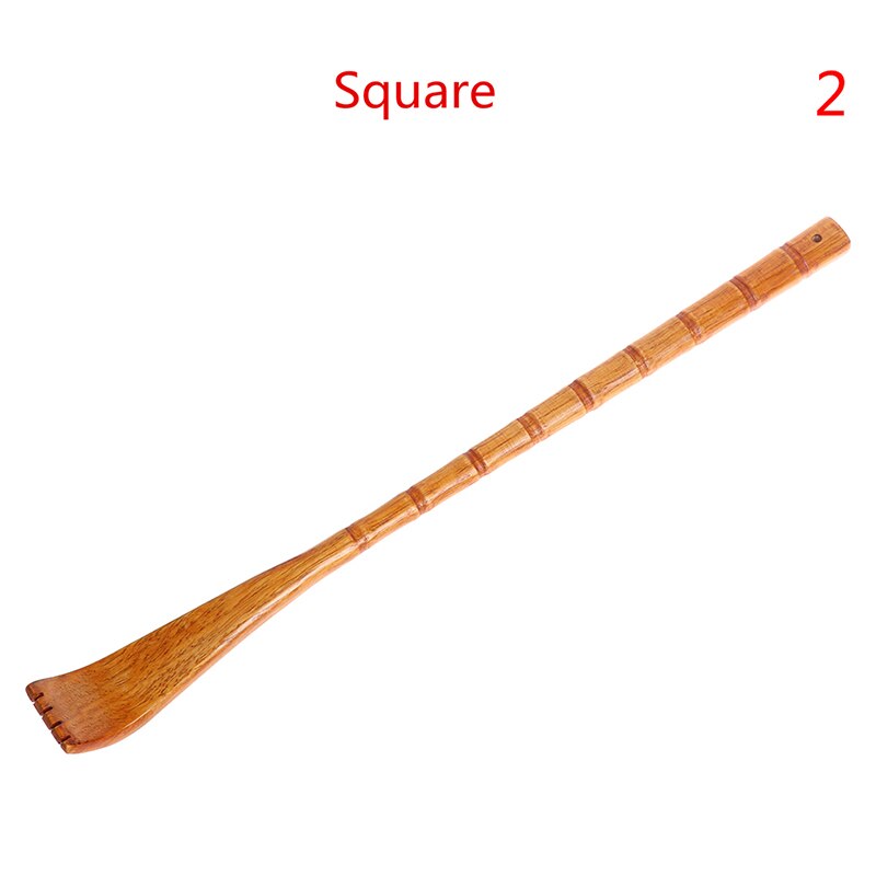 Houten rugkrabber, houten rugkrabber, massager voor de rugkrabber, lichaamsmassage, bamboe, verlichting van jeuk en gezondheidstool: A2