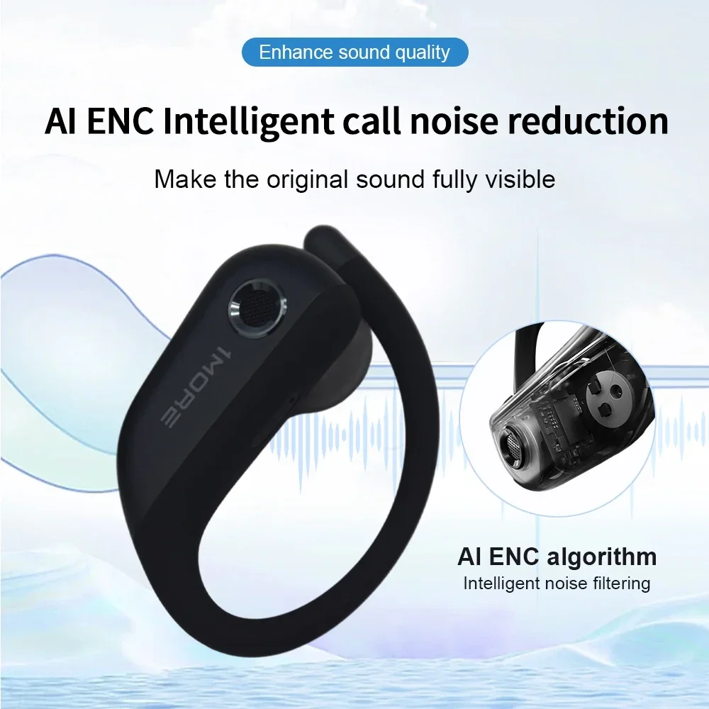 1MORE S50 Open Ear Wireless Earphones Bluetooth 5.3 Fast Charging Headset with Mic 38 Hours Playtime Waterproof Sports Headphone