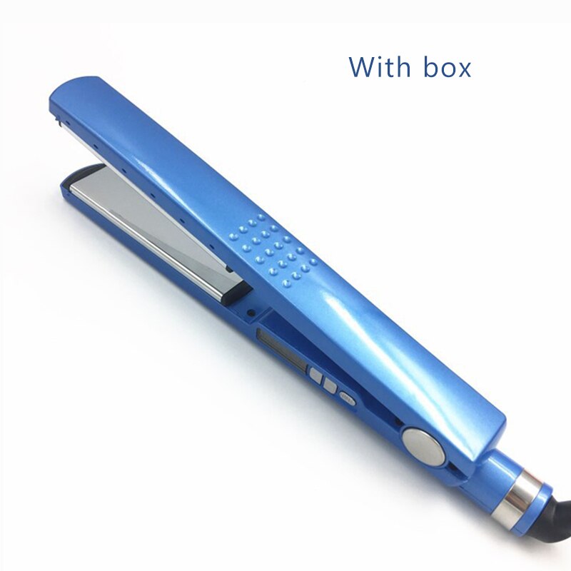 1 1/4 "Professionele Haar Ijzer Stijltang Nano Titanium 450F Temperatuur Snelle Stijltang Plaat: With box / EU