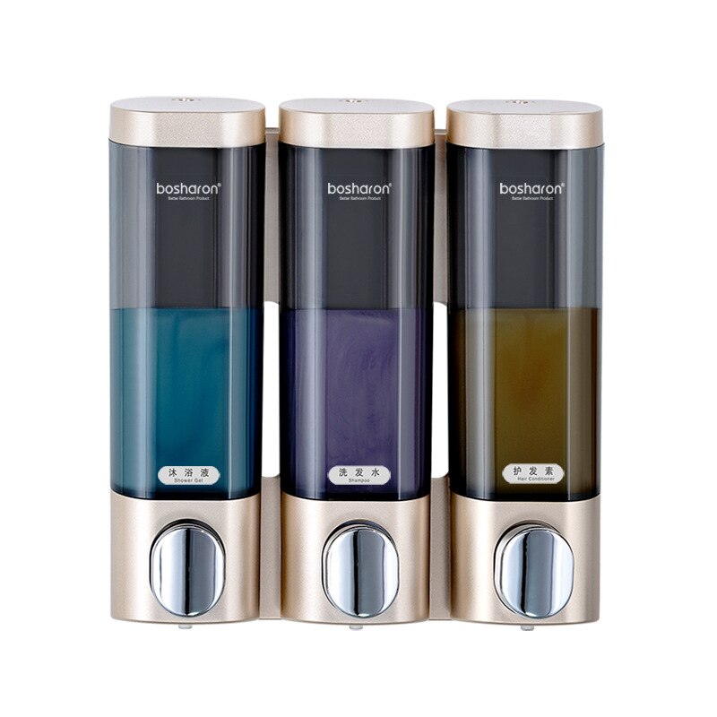 Wall-mounted Liquid Soap Dispensers Touch Bathroom Shampoo Dispenser For Shower Body Wash Kitchen Hand Sanatizer Container