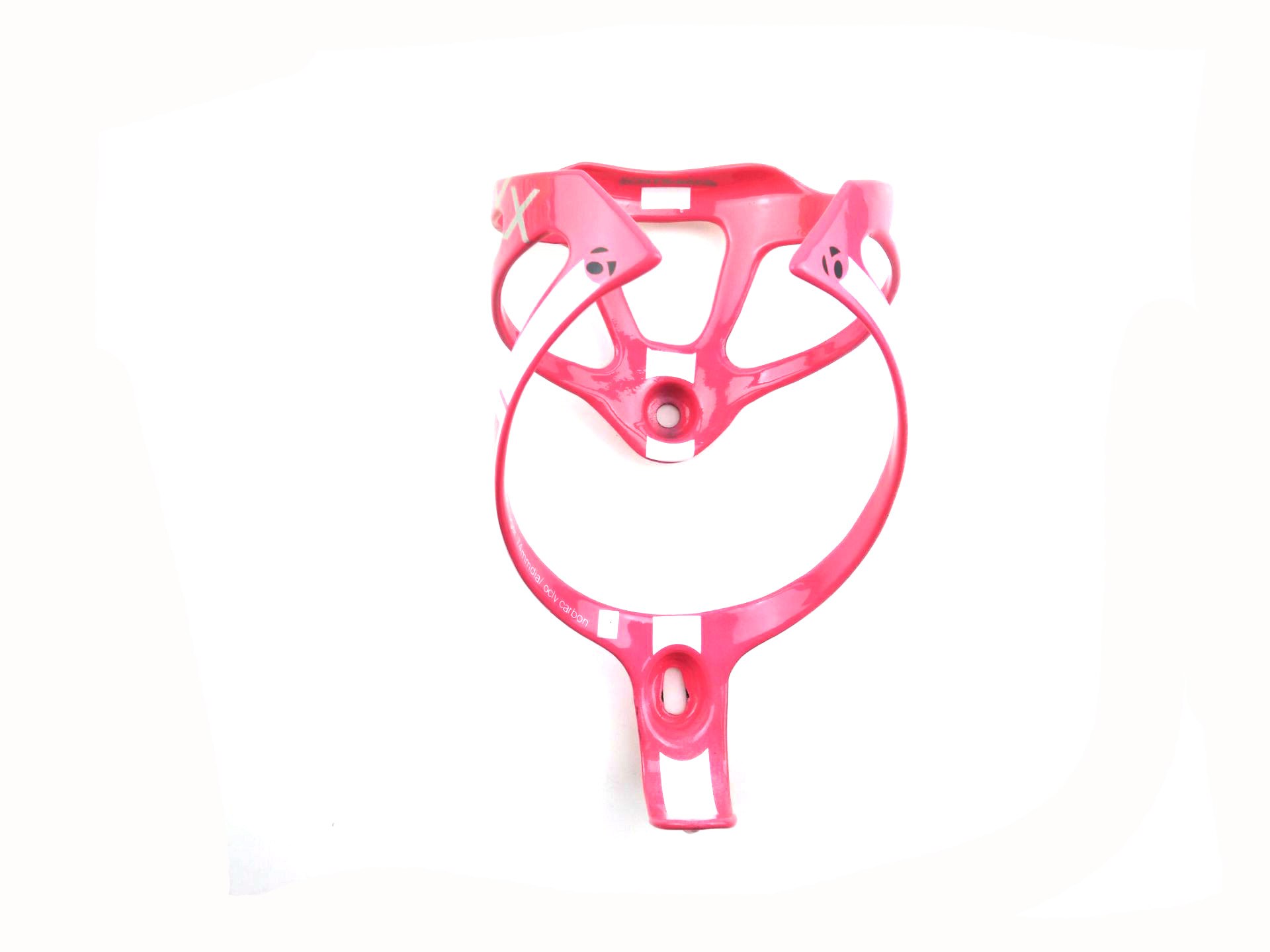 2 st xxx cykeldelar hel kolfiber flaskhållare 16g bur: Rosa