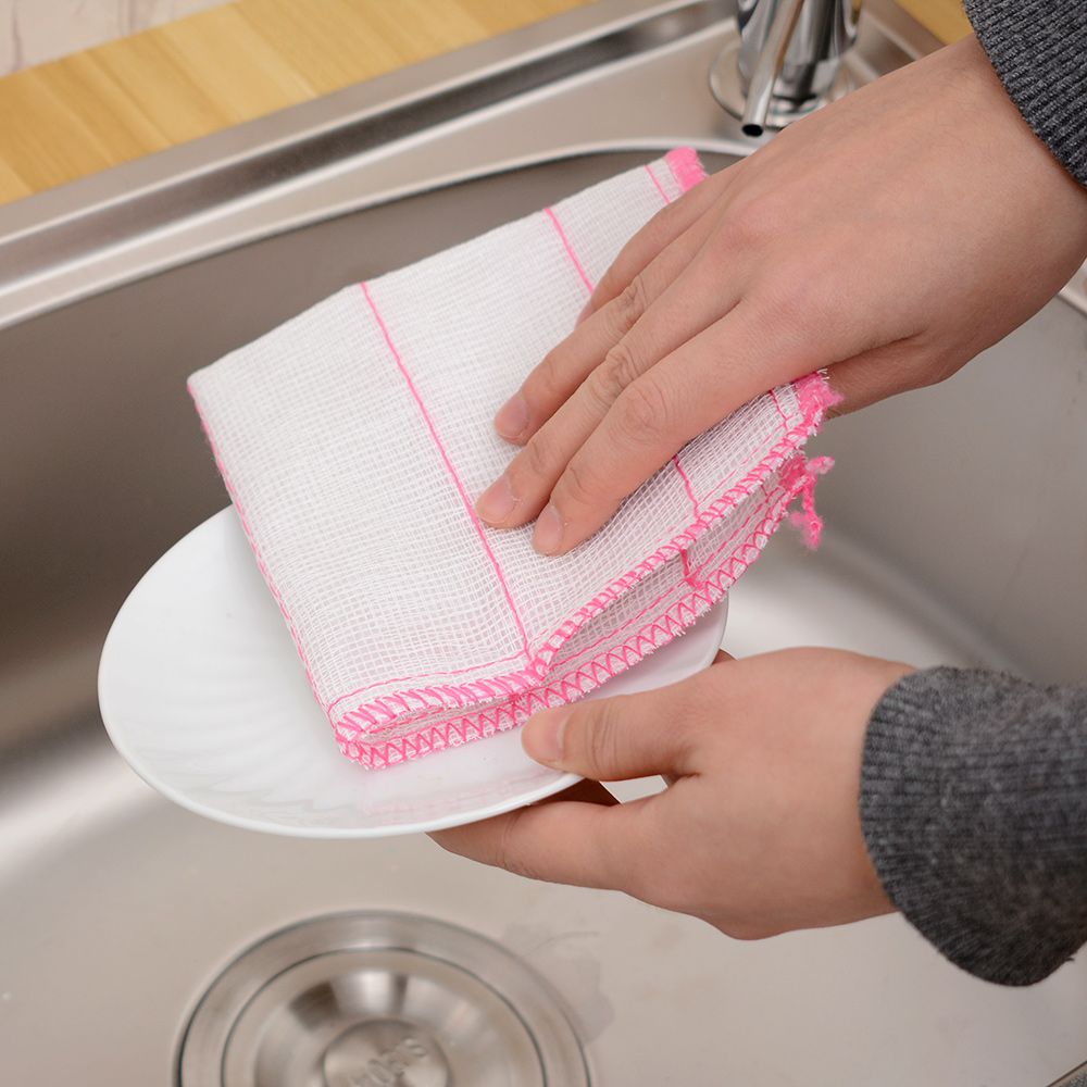 Washandjes Vaatdoeken Vodden Handdoek Bamboevezel Thuis keuken Taleware Cleaning 26.5 cm * 26.5 cm