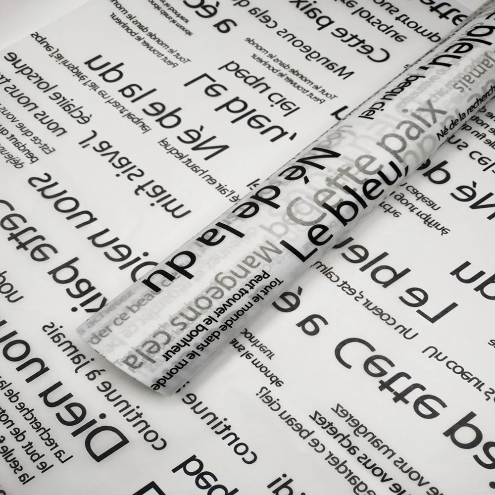 40 vellen/pak kleding bloemen verpakking papier bloemist verpakking tissue ambacht eenkleurige boeket verpakking