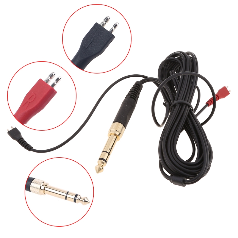 Ersatz Kabel für-Sennheiser HD25 HD560 HD540 HD480 HD430 414 HD250 HD425 HD430 HD440 II HD530 HD540 Kopfhörer Audio DXAC