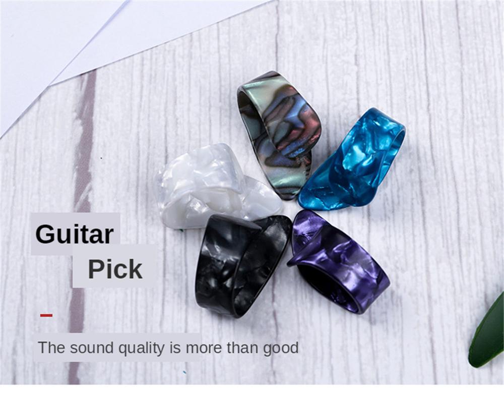 1 pièces pouce doigt guitare médiator guitare plectre gaine guitare Tube médiator médiator guitare électrique accessoires Rando