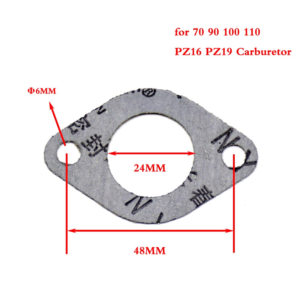 2 pce Motorcycle 125/150 Carburetor Pad / 70/100/110 Gwangyang 125 Insulation Pad / Seal / Insulation Paper