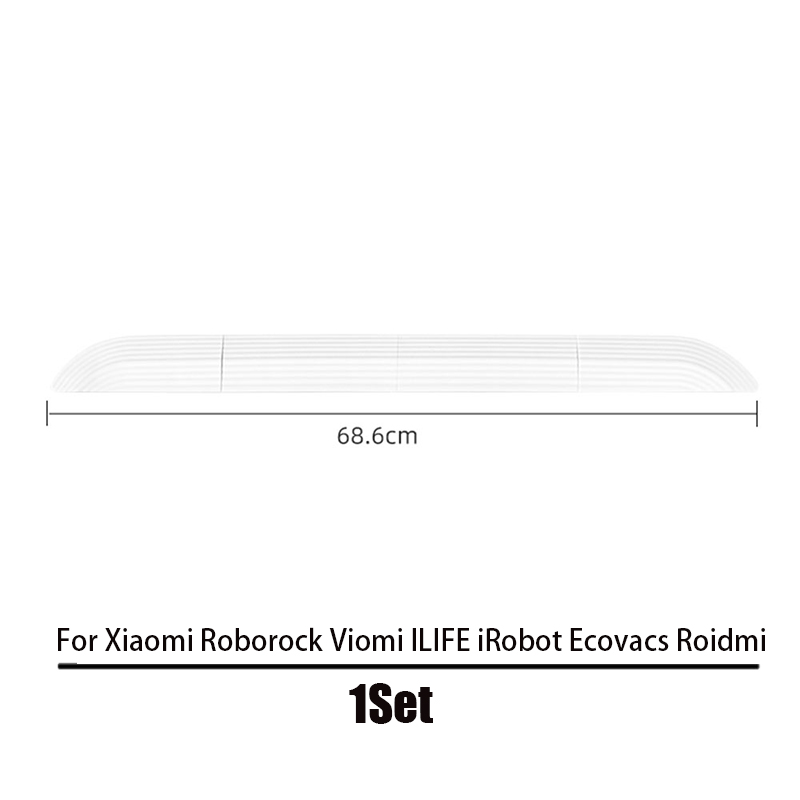 Para ILIFE Xiaomi Roborock iRobot Roomba Robot barredora alféizar barra paso rampa estera de escalada accesorios de repuesto: Gris claro