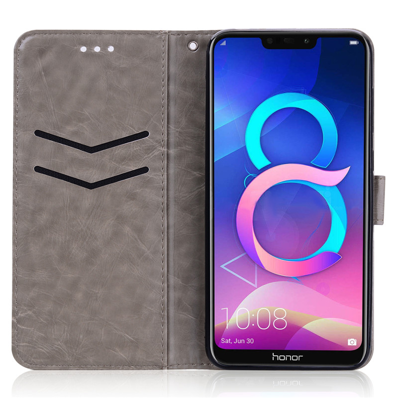 Voor Huawei Honor 8C Case Honor8c Fundas Leather Flip Stand Telefoon Case Op Voor Coque Huawei Honor 8C 8 C BKK-L21 Case Tassen Cover