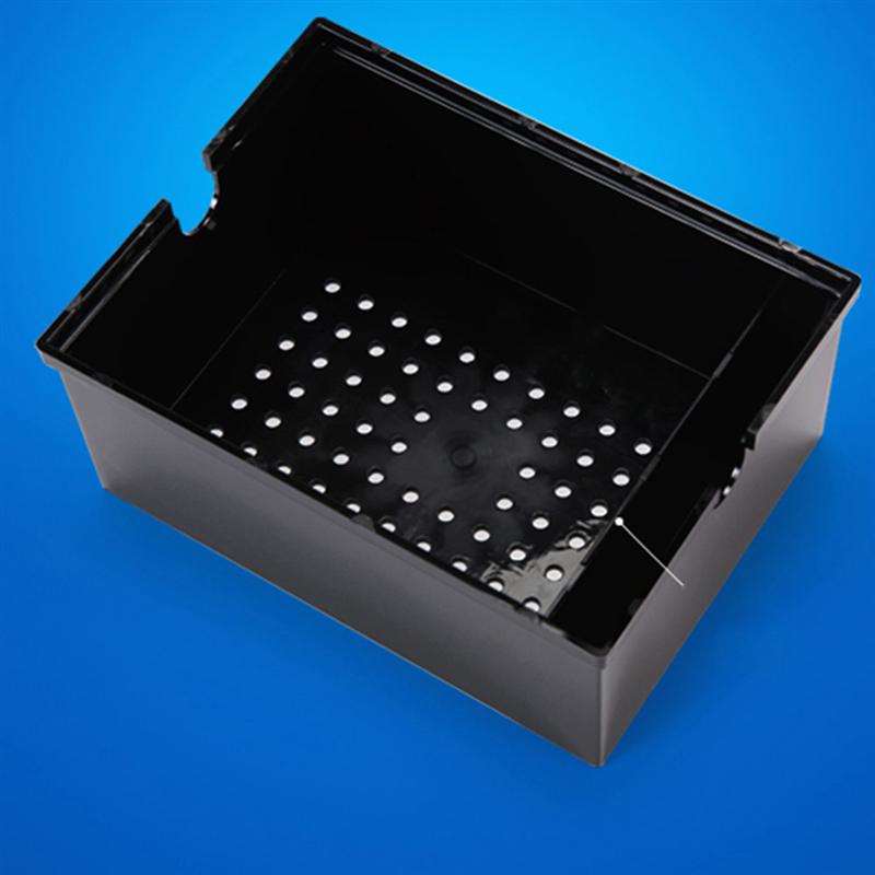 2PCS Aquarium External Filter Upper Box Fish Tank Water Plastic Filter Trickle Box Water Filter Mutifunctional Black Pet Product