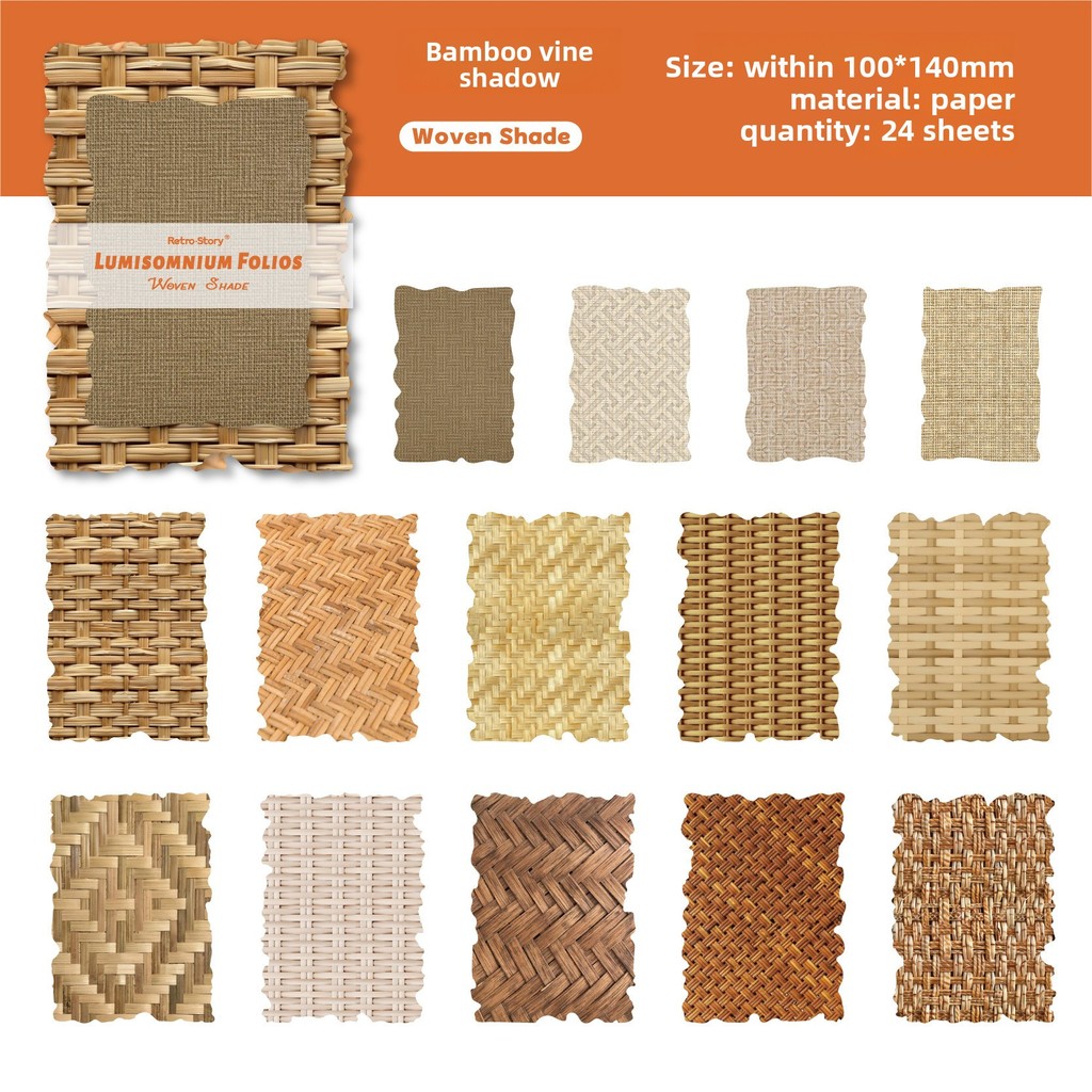 24 hojas de papel para álbum de recortes, adorno, Collage, papel hecho a mano para diario basura, suministros para hacer tarjetas, papel estético para manualidades DIY: plum