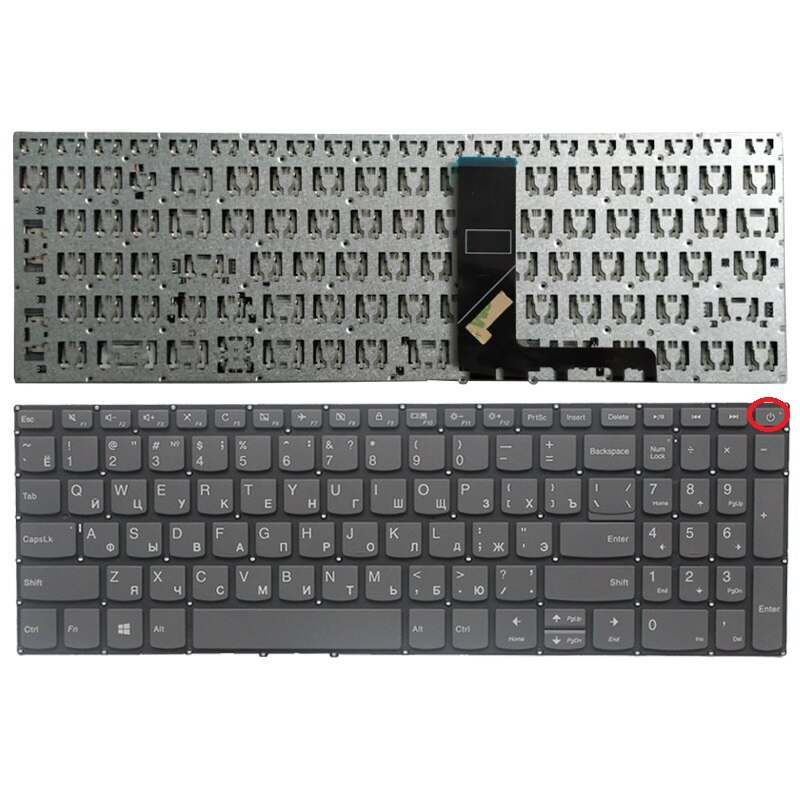 RU/rosyjska klawiatura robić laptopa Lenovo IdeaPad S145-15IWL S145-15AST S145-15API V15-IWL V15-15 130-15AST 130-15IKB: nie backlight