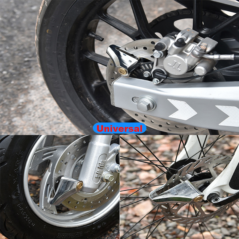 Universal- Motorrad Anti-diebstahl Bremsscheibe Disk sperren Stahl Tragbare Sicherheit sperren Rolle Fahrrad Rad Schlösser Moto Zubehör 1Stck