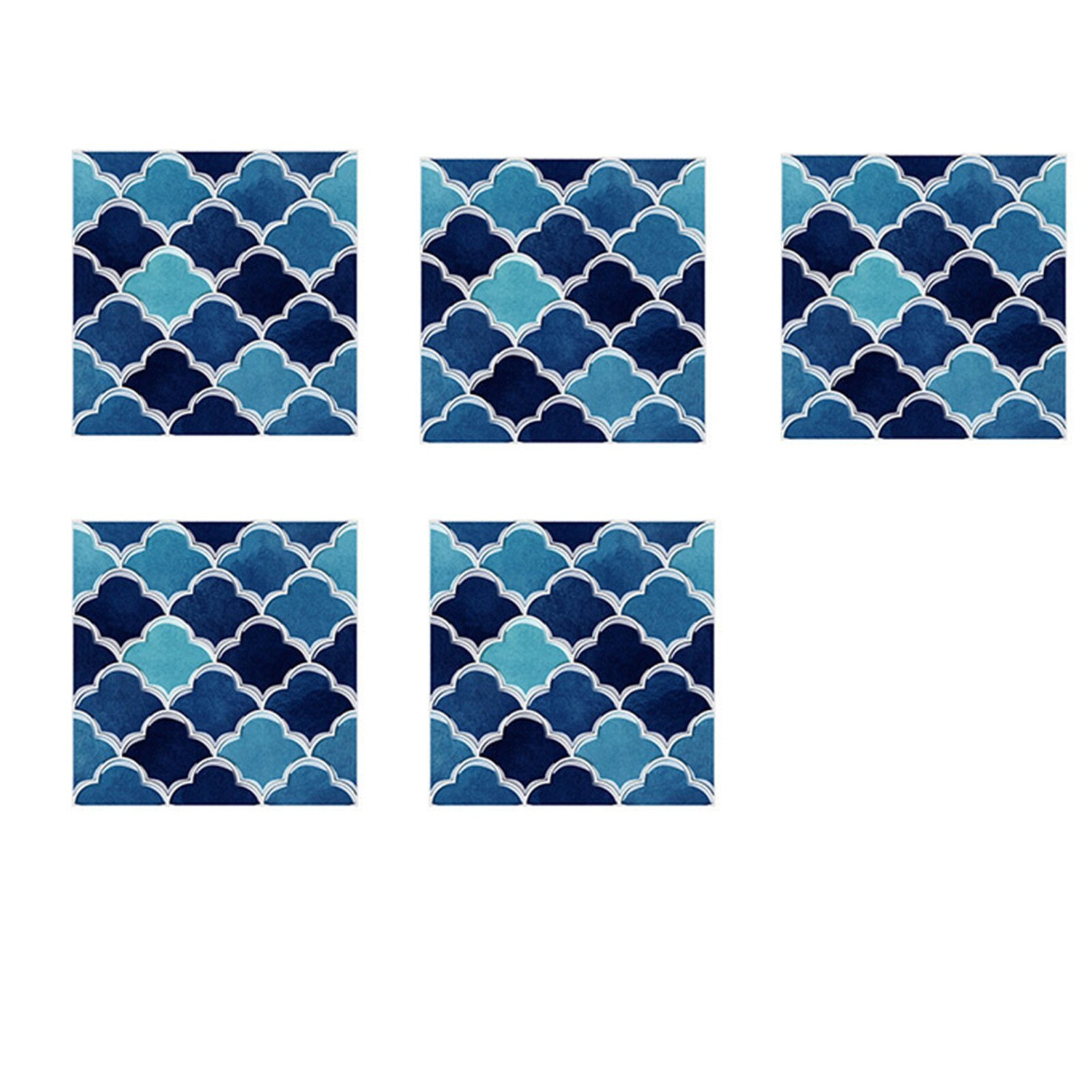 Mozaïek Tegel Zelfklevende Muur Sticker 5Pcs 10X10Cm Keuken Behang Muurschilderingen Waterdicht Stickers Woonkamer badkamer Decoratie: C