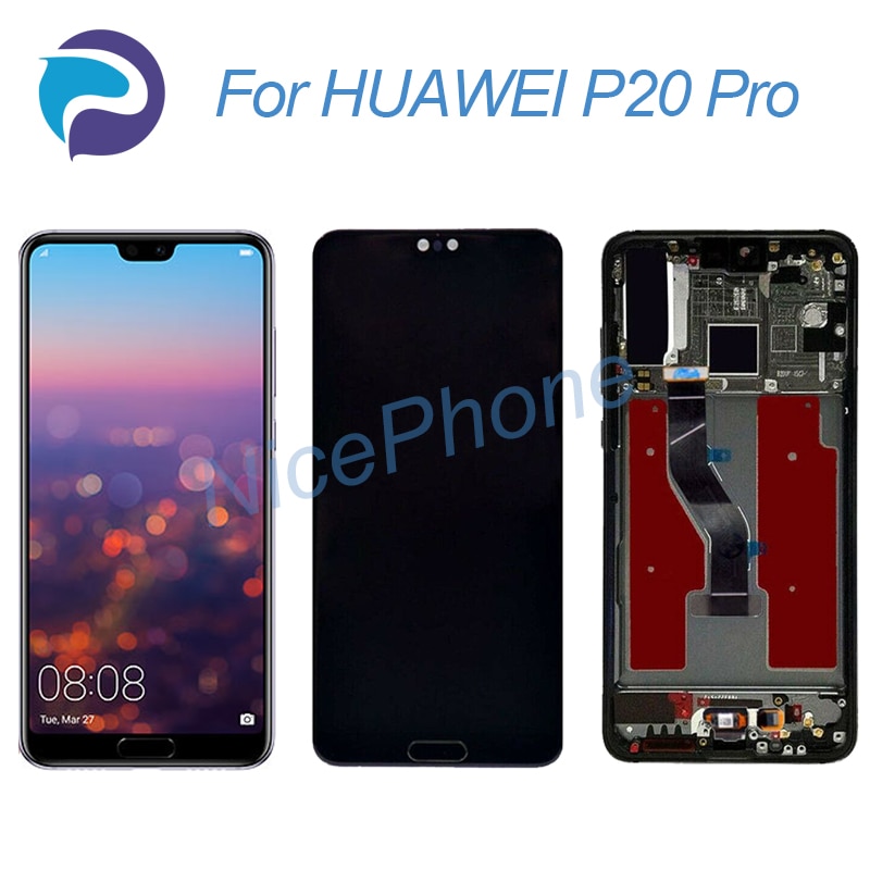 Huawei P20 Pro Lcd-scherm 2240 1080 Touch Digitizer Scherm Vergadering Vervanging CLT-L29C/L29/L09C/L09/AL00/AL01/TL01/AL00L/L04