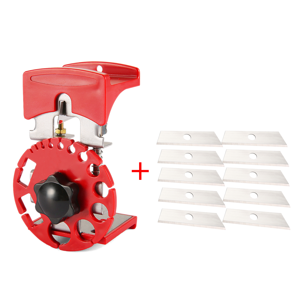 Bärbar avskalare trådkabelskärare demoleringsmaskin multifunktionell krympning elektriker avskalare avskorpa tång handverktyg: Grön