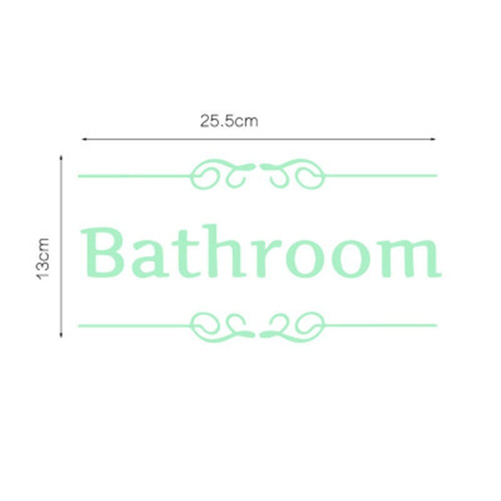Lichtgevende Wc Sticker Tl Badkamer Wc Muur Deur Stickers Gloeiende In Dark Verwijderbare Wc Stickers Pegatina Bano