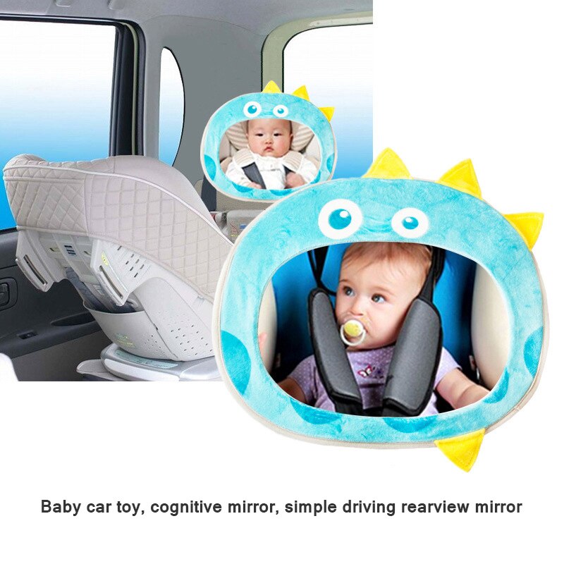 Verstelbare Veiligheid Auto Baby Spiegel Leuke Baby Rear Facing Spiegels Achterbank Hoofdsteun Achteruitkijkspiegel Auto Veiligheid Kids Monitor