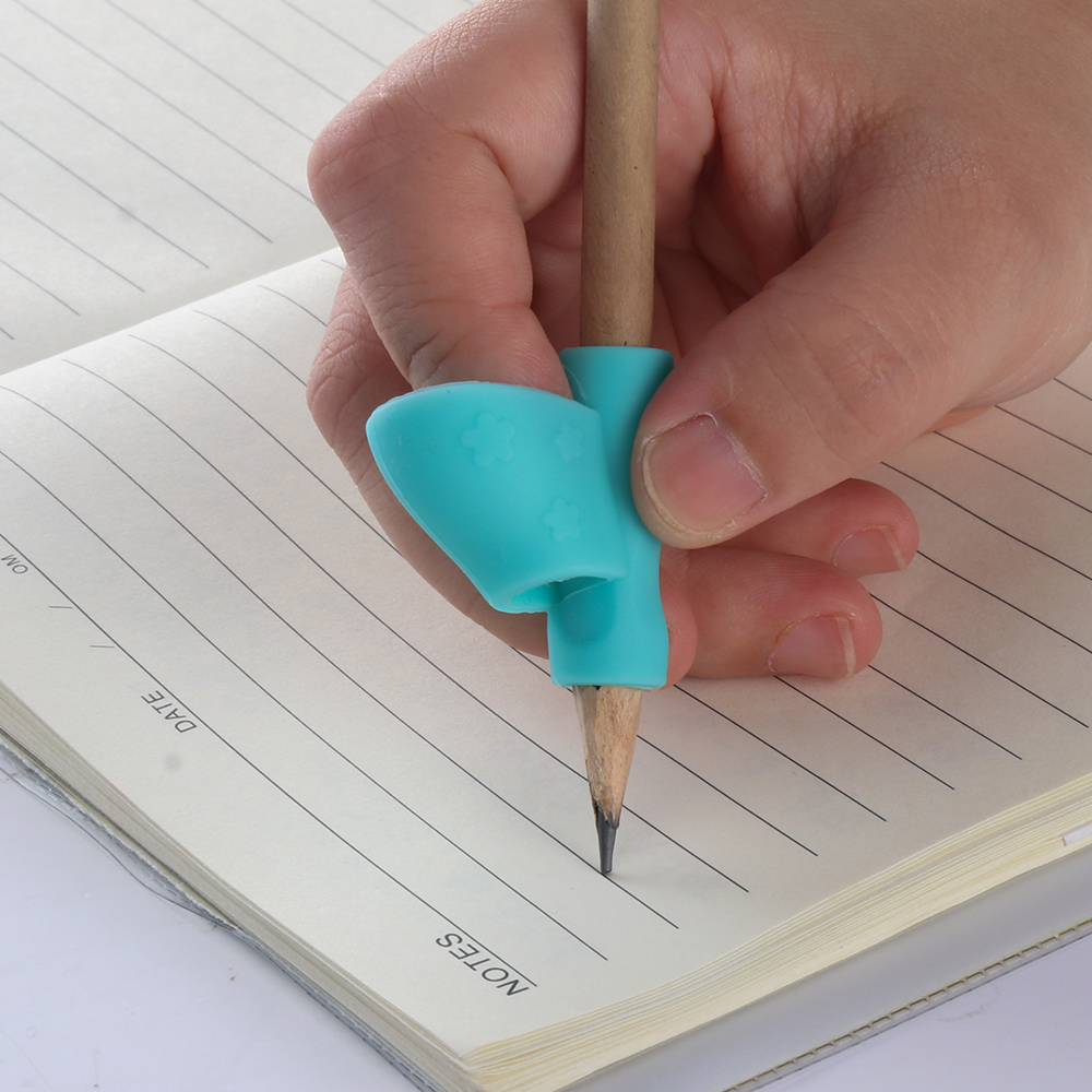 3 Pencils Handle Right Hand Helps Color Random Children Learn Holding Pen And Writing Posture Correction Magic Fits Pencil Soft