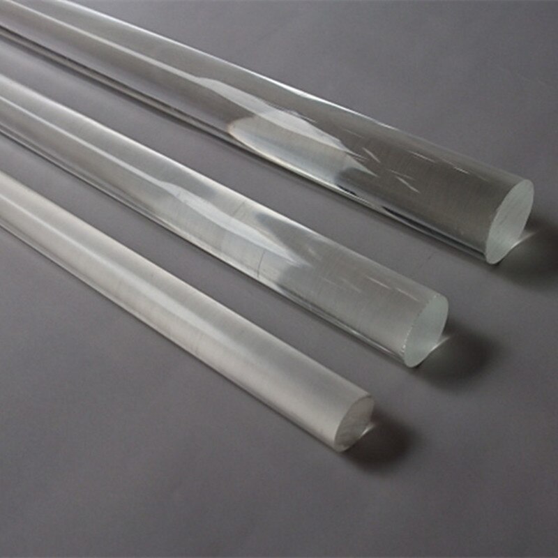 Varillas acrílicas transparentes, palitos de plástico PMMA, para decoración del hogar, Hotel, pastel, piruleta, barra de caramelo, diámetro 3/4/5/6/7/8/10/12mm